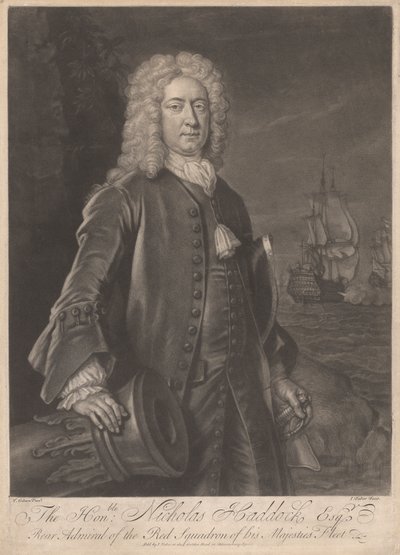 De Eerwaarde Nicholas Haddock, Esq. door John Faber the younger