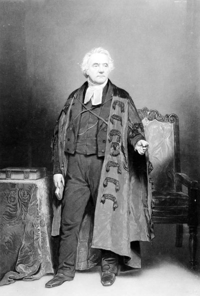 Thomas Chalmers, gegraveerd door James Faed, 1849 door John Faed