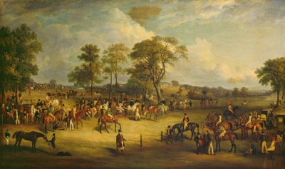 Heaton Park Races door John Ferneley