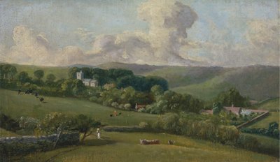 Osmington: Een Uitzicht op het Dorp door John Fisher