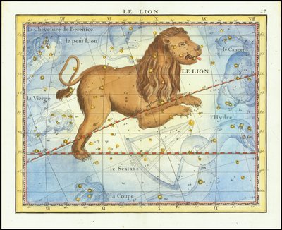 1776 - John Flamsteed - Le Lion (Leeuw) door John Flamsteed