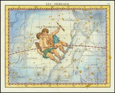 1776 - John Flamsteed - Les Gemeaux (Gemini) door John Flamsteed
