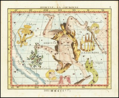 Hercules, De Kroon door John Flamsteed