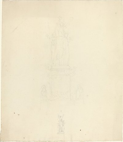 Ontwerp voor monument of metaalwerk door John Flaxman