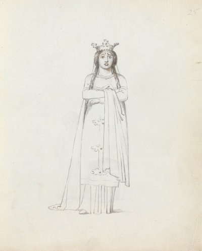 Mevrouw Siddons als Constance door John Flaxman
