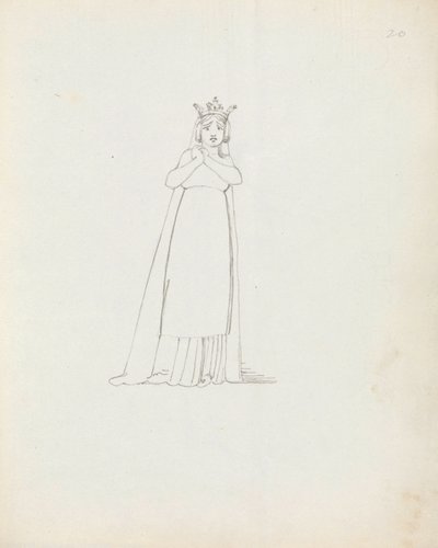 Mevrouw Siddons als Constance door John Flaxman