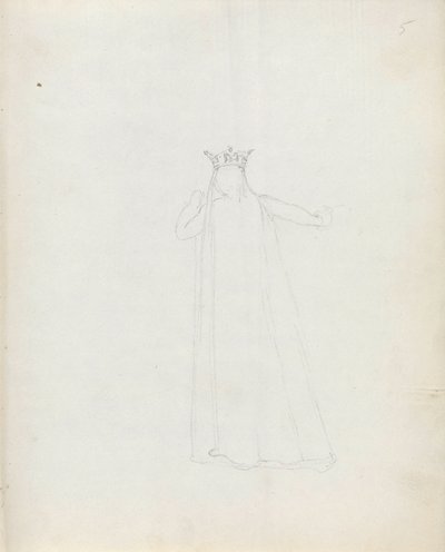 Mevrouw Siddons als Constance door John Flaxman