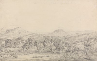 Algemeen uitzicht op de Tempel van Apollo Epicurius in Bassai, Phigalea door John Foster