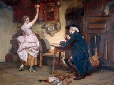 Flirtatie door John Francis Rigaud