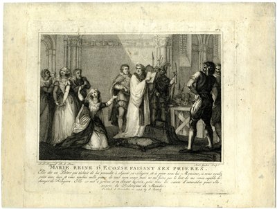 De laatste uren van Mary Stuart, Koningin van Schotland door John Francis Rigaud