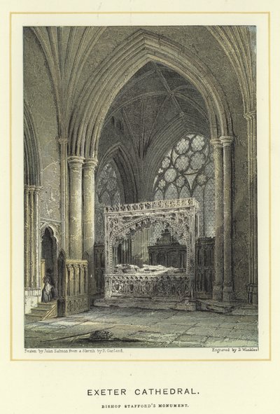 Exeter Kathedraal, Monument van Bisschop Stafford door John Francis Salmon