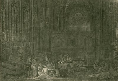 Sint-Paulus omgebouwd tot een pesthuis door John Franklin