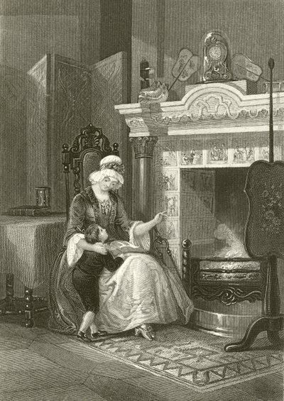 De moeder van Dr. Doddridge door John Franklin