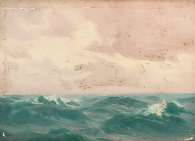 Zeegezicht, ca. 1900 door John Fraser