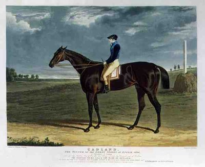 Cadland, de winnaar van de Derby Stakes in Epsom door John Frederick Herring Snr