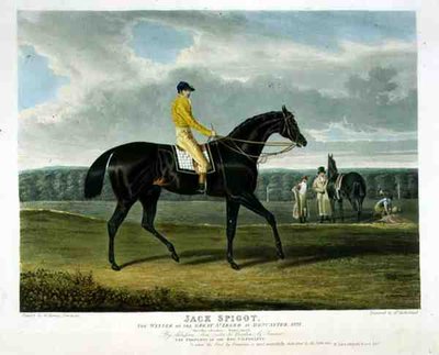 Jack Spigot, winnaar van de Great St. Leger in Doncaster door John Frederick Herring Snr