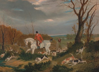 De Suffolk-jacht: Op weg naar de dekking nabij Herringswell door John Frederick Herring