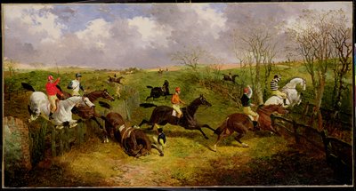 Een Steeplechase door John Frederick Herring Jnr