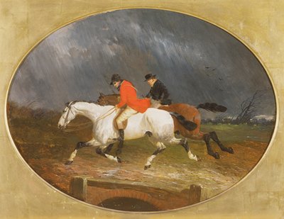 De terugkeer van de jacht in de regen door John Frederick Herring Junior