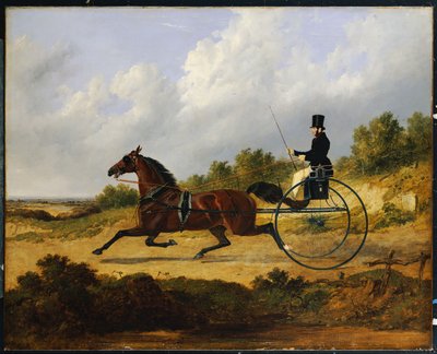 "Vertrouwen", een gig getrokken door een koetsier door John Frederick Herring Senior