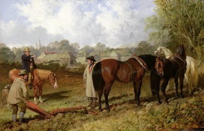 Ochtend: Voorbereiden om te ploegen, 1848 door John Frederick Herring Senior