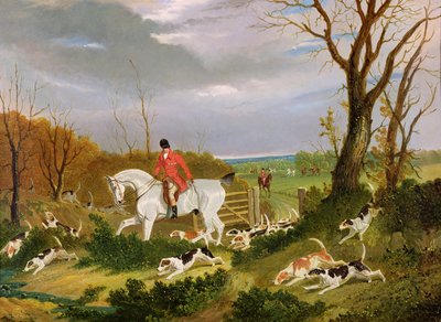 De Suffolk Jacht - Op Weg naar de Dekking bij Herringswell door John Frederick Herring Senior