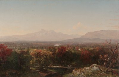 Een Oktoberdag in de Witte Bergen door John Frederick Kensett