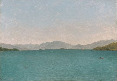 Lake George, vrije studie, 1872 door John Frederick Kensett
