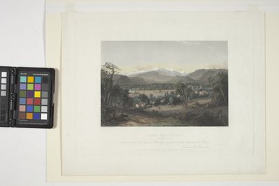 Mount Washington vanuit de vallei van Conway door John Frederick Kensett