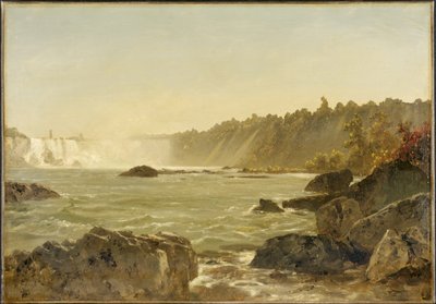 Uitzicht op de Niagara-watervallen door John Frederick Kensett