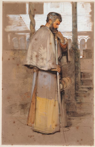 Een Napolitaanse Monnik door John Frederick Lewis