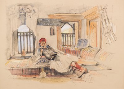 Een Oosters Interieur door John Frederick Lewis