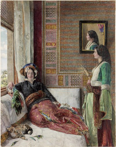 Hhareem Leven - Constantinopel door John Frederick Lewis