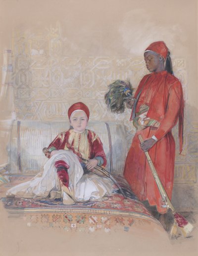 Iskander Bey en zijn Dienaar, ca. 1848 door John Frederick Lewis