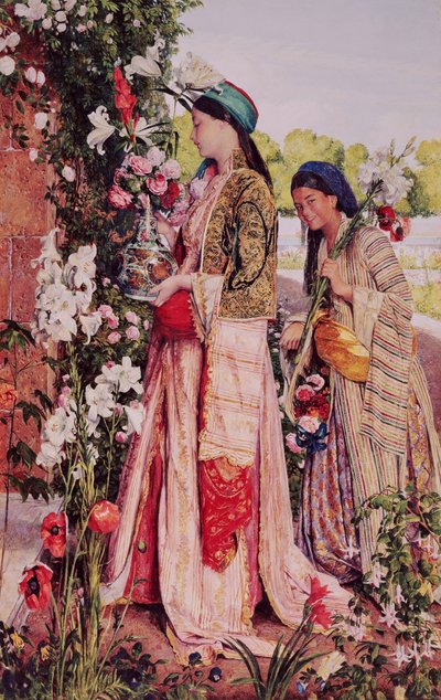 Lilium Auratum door John Frederick Lewis