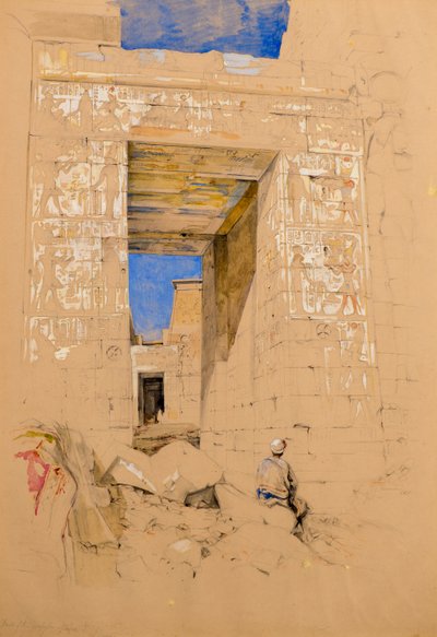 Deel van de Propylon van Philae door John Frederick Lewis