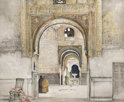 De Hal van de Twee Zusters (Sala de las dos Hermanas), uit 