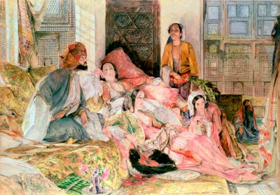 De Harem, ca. 1850 door John Frederick Lewis