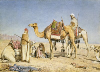 De middagpauze, 1853 door John Frederick Lewis