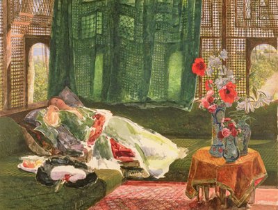 De siësta, ca. 1876 door John Frederick Lewis