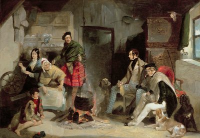 Hoogland interieur, naar Sir Edwin Landseer door John Frederick Pasmore