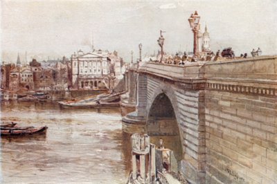 Nieuwe London Bridge door John Fulleylove