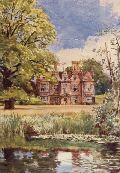 Oude herenhuis, nabij Ickenham door John Fulleylove