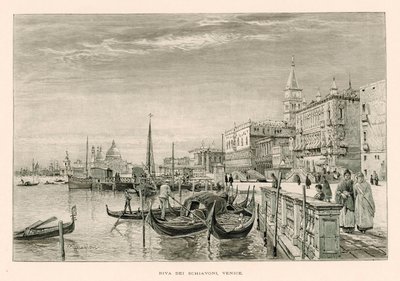 Riva dei Schiavoni, Venetië door John Fulleylove