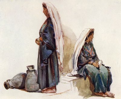Studies van Syrische boerinnen door John Fulleylove