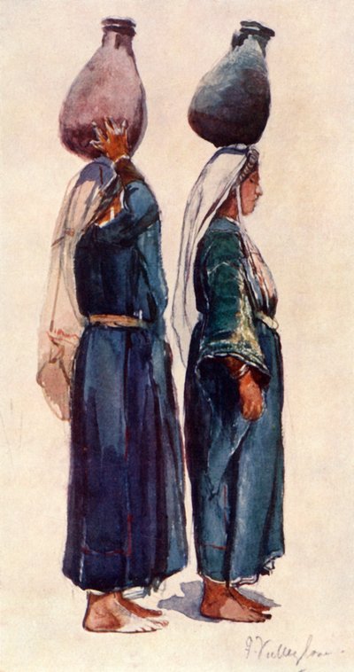 Studies van Syrische boerinnen, 1902 door John Fulleylove