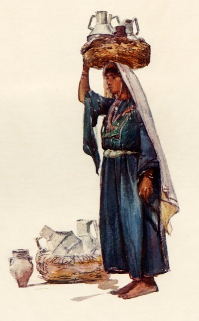 Syrische Boer met Melkvaten, 1902 door John Fulleylove
