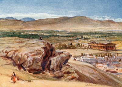 Het Areopagus en het Theseum door John Fulleylove