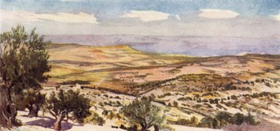 De velden van Ruth en Boaz, nabij Bethlehem door John Fulleylove