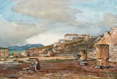 De Hal van de Grote Tempel van de Mysteriën, Eleusis door John Fulleylove